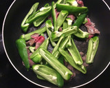 丸ごとピーマンと牛肉のごま味噌炒め作り方3写真