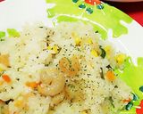 ピラフ風♪エビの炊き込みご飯作り方5写真
