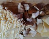 八宝菜風✾鶏むね肉とイカと白菜の中華煮❁作り方1写真