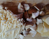 八宝菜風✾鶏むね肉とイカと白菜の中華煮❁作り方1写真