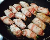 簡単☆アスパラバラ肉巻き巻き〜作り方2写真