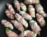 ししとうの肉巻き ニンニク味噌炒め作り方3写真