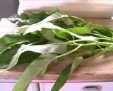 空芯菜のごまピー和え作り方1写真