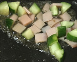 炒め胡瓜とハムの☆卵焼き作り方3写真