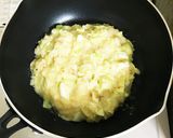 材料少し お好み焼き風 余りご飯リメイク作り方5写真