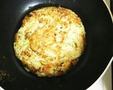 材料少し お好み焼き風 余りご飯リメイク作り方6写真