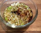 豆腐と豚こま団子の香味ソースがけ作り方5写真