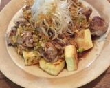 豆腐と豚こま団子の香味ソースがけ作り方14写真