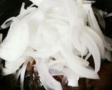 ピリリ甘辛な、韓国風ユッケ丼!!作り方7写真