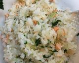 水菜と鮭のおにぎり (^o^)♪作り方2写真