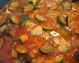 チキンと夏野菜のトマト煮作り方9写真