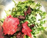 きゅうりと大葉とネギの梅干しあえ作り方1写真