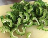 ゴーヤの味噌マヨ炒め作り方1写真