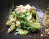 ゴーヤの味噌マヨ炒め作り方4写真