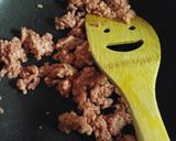 レタスのミンチ餡掛け♪レタス大量消費♡作り方3写真