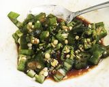 混ぜるだけ簡単！オクラと豆腐サラダ♡作り方2写真