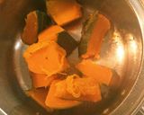 ヘルシー✩豆乳かぼちゃスープ作り方1写真