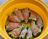 レンジで簡単!ピーマンの肉詰め作り方3写真