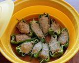 レンジで簡単!ピーマンの肉詰め作り方4写真