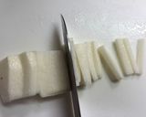 夏っぽい!長いもときゅうりの梅マヨ和え作り方4写真