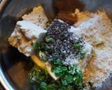Vegan*チアシード豆腐ハンバーグ作り方1写真
