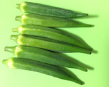 夏野菜de副菜☆オクラと茗荷の塩昆布和え作り方1写真