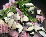 ❇︎茄子とししとう豚肉炒め煮❇︎作り方2写真
