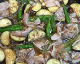 ❇︎茄子とししとう豚肉炒め煮❇︎作り方3写真