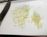 焦がしにんにくのポテトサラダ作り方1写真