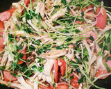 だしの素で簡単！豆苗とえのきの卵炒め作り方8写真