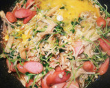 だしの素で簡単！豆苗とえのきの卵炒め作り方9写真