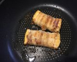 簡単★厚揚げの豚バラ巻き★甘辛風味作り方3写真