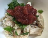 コンビニのサラダチキンを使った梅肉和え作り方3写真