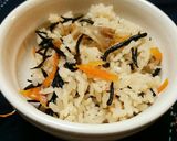 ひじきの炊き込みご飯作り方3写真