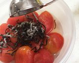 皮むきトマトの☆塩昆布レモン漬け作り方4写真