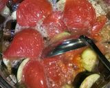 牛肉となすのピリ辛トマト煮込み作り方3写真