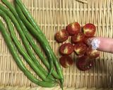 いんげんとミニトマトの胡麻味噌和え作り方1写真