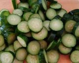 簡単♪トマトとキュウリ オクラの酢の物作り方3写真