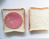 トマト入りハムチーズトースト作り方2写真