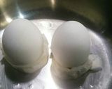 キッチンペーパーで茹で玉子。作り方9写真