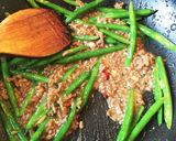 いんげんとひき肉の香味炒め作り方7写真