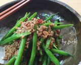 いんげんとひき肉の香味炒め作り方8写真