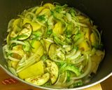 ｺﾞｰﾔ入り夏野菜ｶﾚｰ作り方6写真
