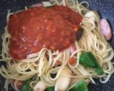 チーズがトロ〜リ♡ミートソースのパスタ作り方5写真