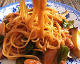 チーズがトロ〜リ♡ミートソースのパスタ作り方7写真