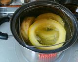 そうめん瓜(金糸瓜)で鯖そうめん作り方4写真