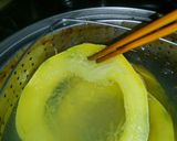 そうめん瓜(金糸瓜)で鯖そうめん作り方5写真