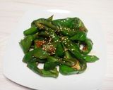 甘長唐・しし唐・ピーマン☆焼肉のタレ炒め作り方4写真