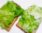コンビニみたいなレタスたっぷりハムサンド作り方2写真