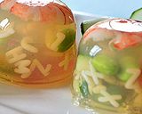 野菜とアルファベットパスタのゼリー寄せ♪作り方7写真